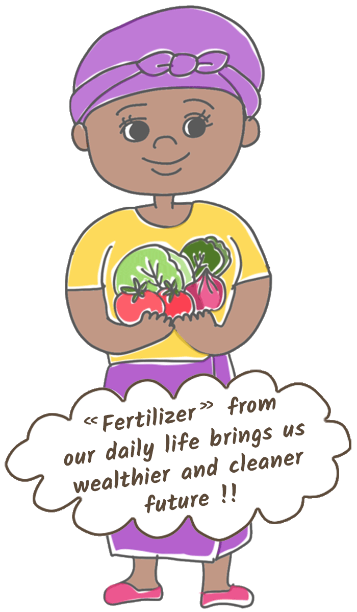 Fertilizer from our daily life brings us wealthier and cleaner future !!